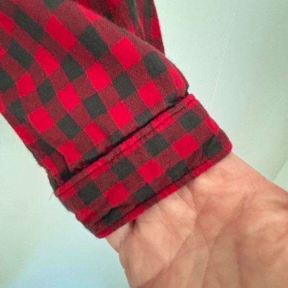 Woolrich ladies buffalo check long sleeve shirt size M - Picture 8 of 15